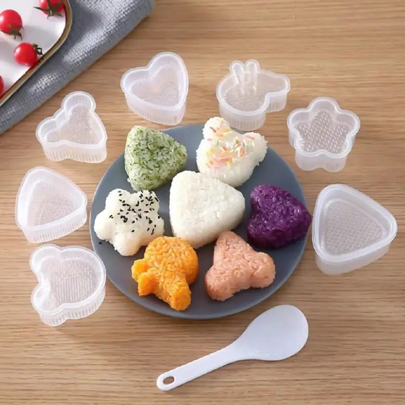 Home Cooking Services - 1/2/3/4/5/6set Cartoon Sushi Mold Kit Animal