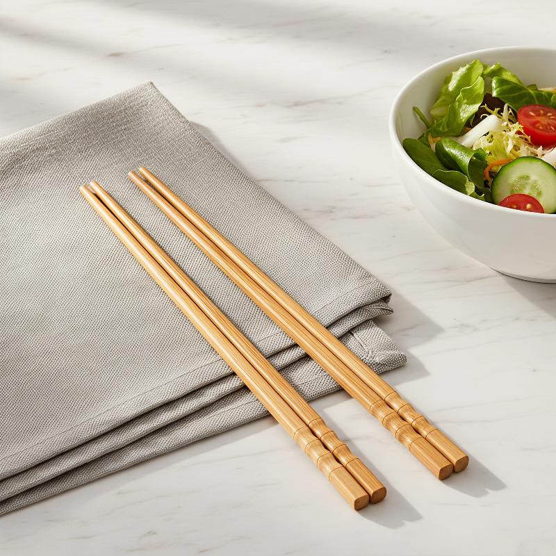 New 1 Pair Natural Bamboo Chop - огляд і ціна Home Cooking Asian
