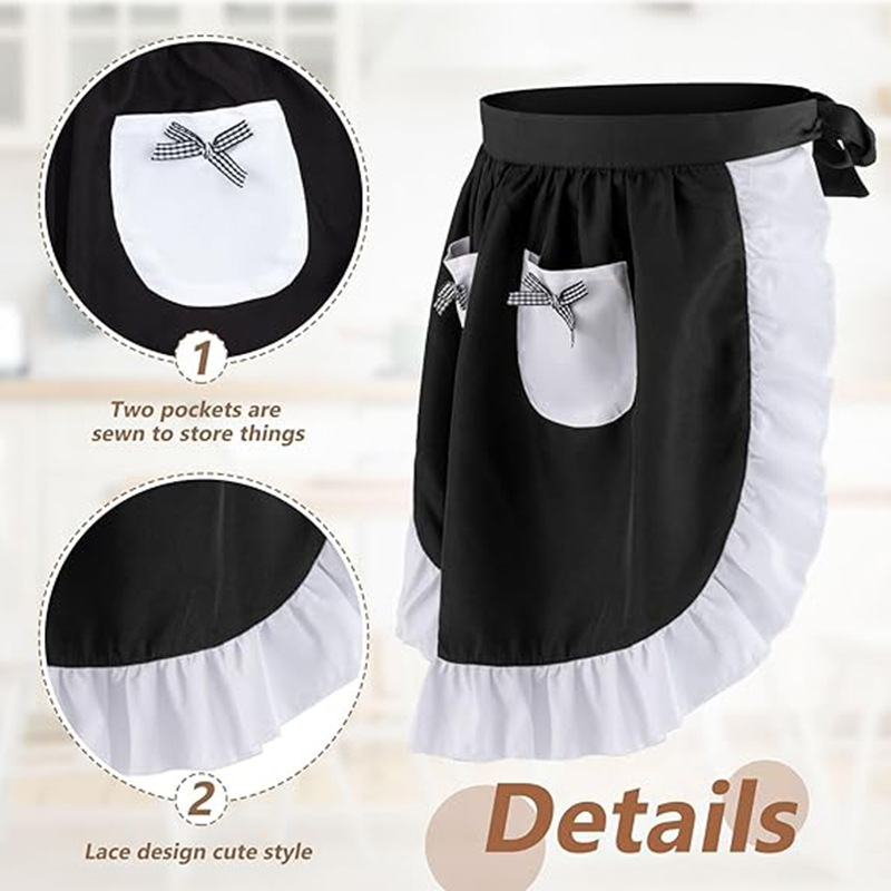 Elegant Lace Short Apron With  - огляд і ціна Home Cooking Services