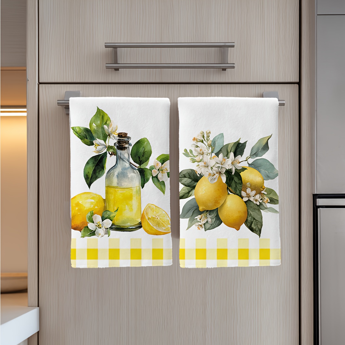 2Pcs, Lemon Floral Pattern Kit - огляд і ціна Home Cooking Services