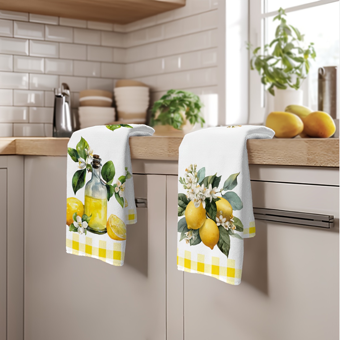 2Pcs, Lemon Floral Pattern Kit - огляд і ціна Home Cooking Services