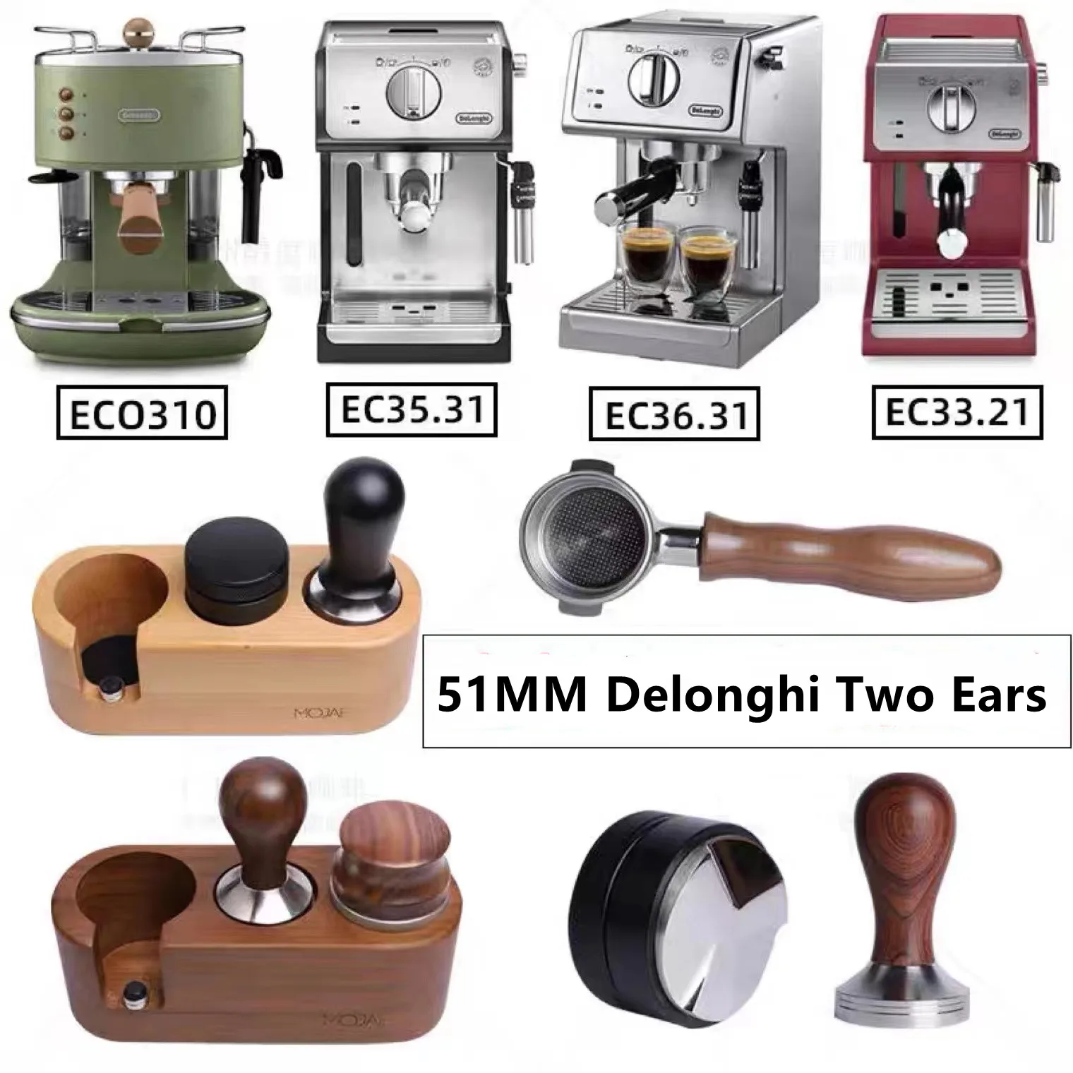 51mm Bottomless Portafilter Na - огляд і ціна Delonghi Espresso Ecp3420