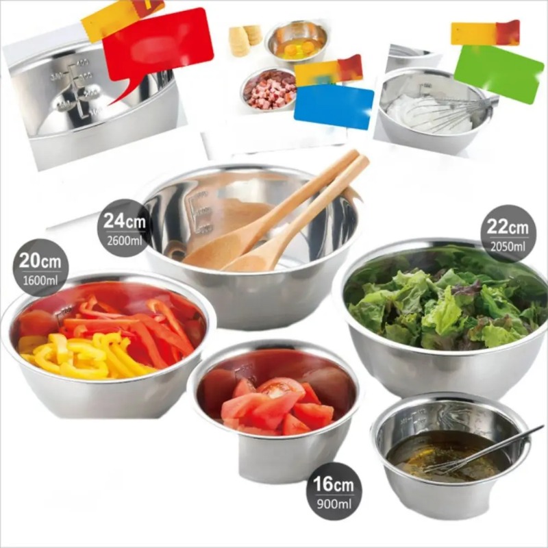Stainless Steel Mixing Bowls P - огляд і ціна Home Cooking Services