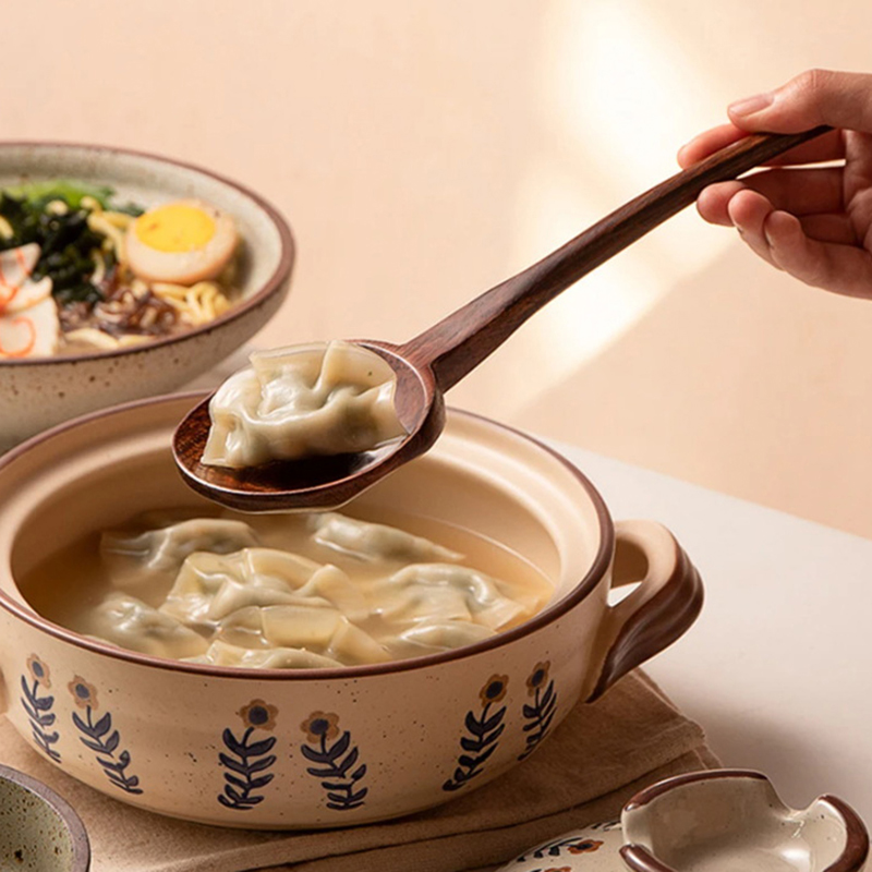 Long Handle Ramen Wooden Spoon - огляд і ціна Home Cooking Services