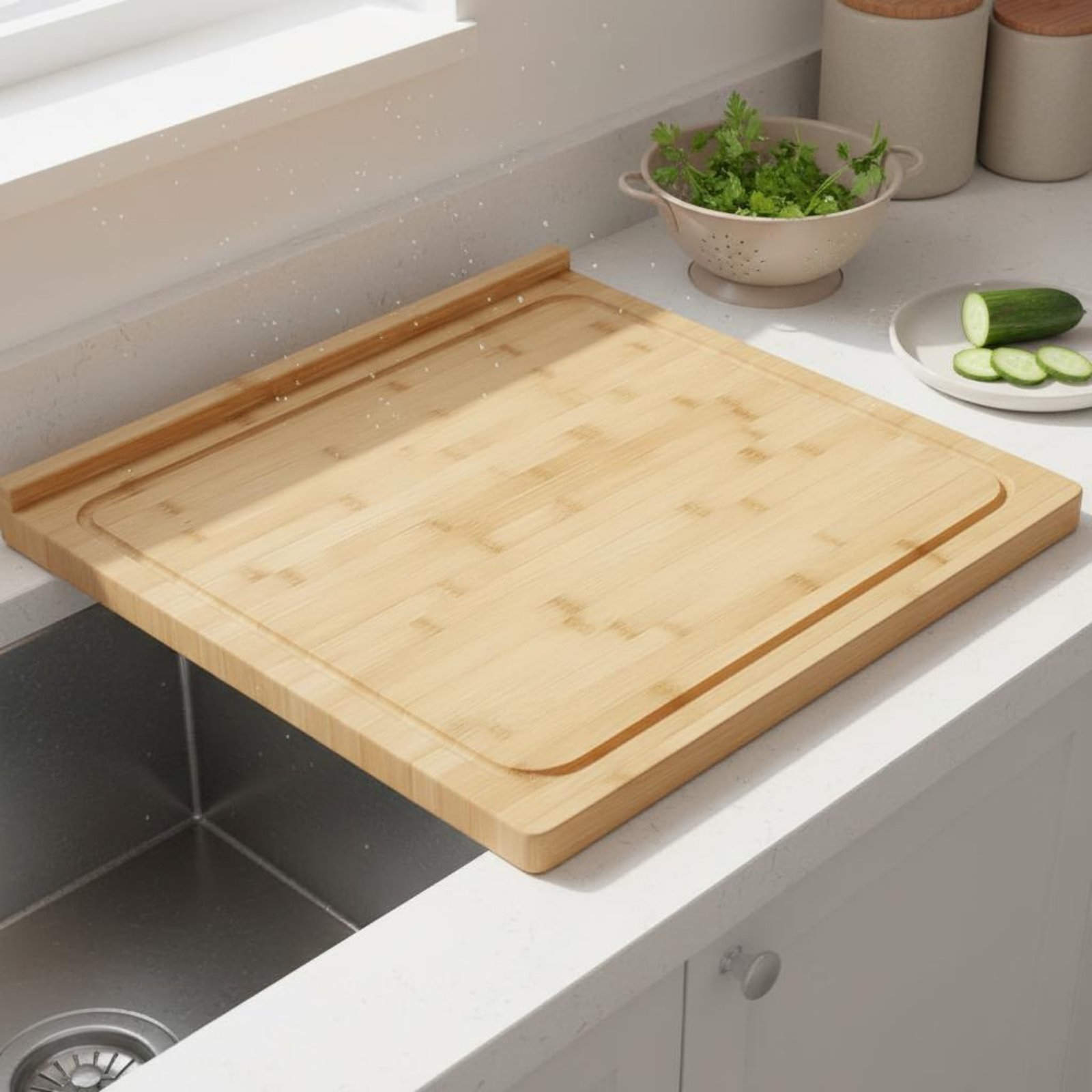 Over the Sink Cutting Board Mu - огляд і ціна Home Cooking In