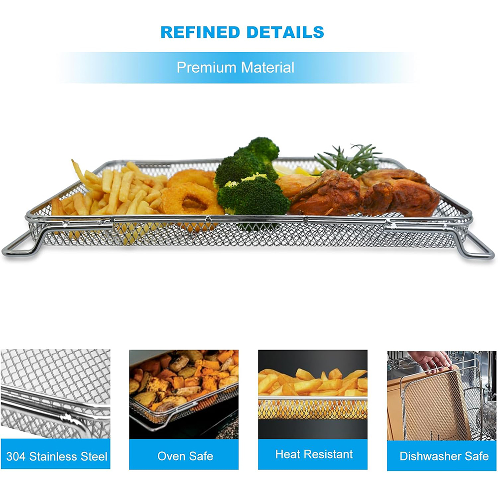 LMETJMA Air Fryer Oven Basket  - огляд і ціна Ninja Air Fryer Dt201