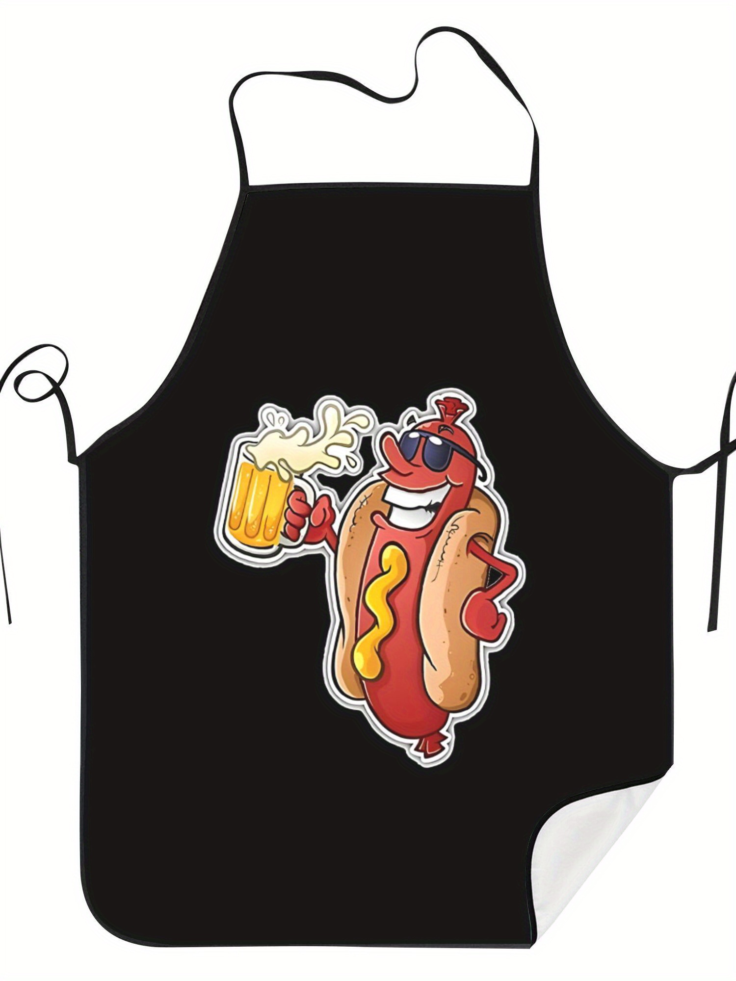 Hot Dog Pattern Print Apron, F - огляд і ціна Home Cooking Dog Food