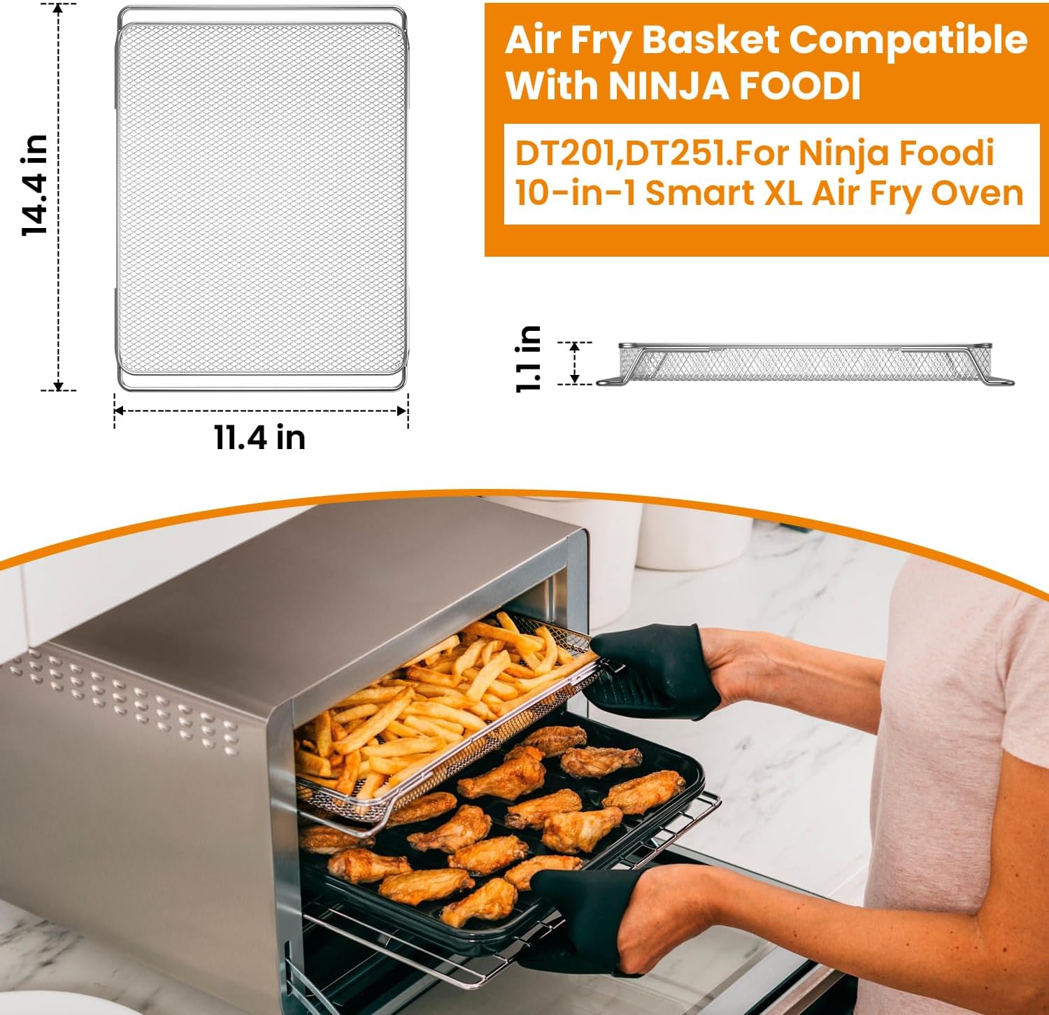 Air Fryer Oven Basket for Ninj - огляд і ціна Ninja Air Fryer Dt201